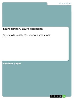 cover image of Students with Children as Talents